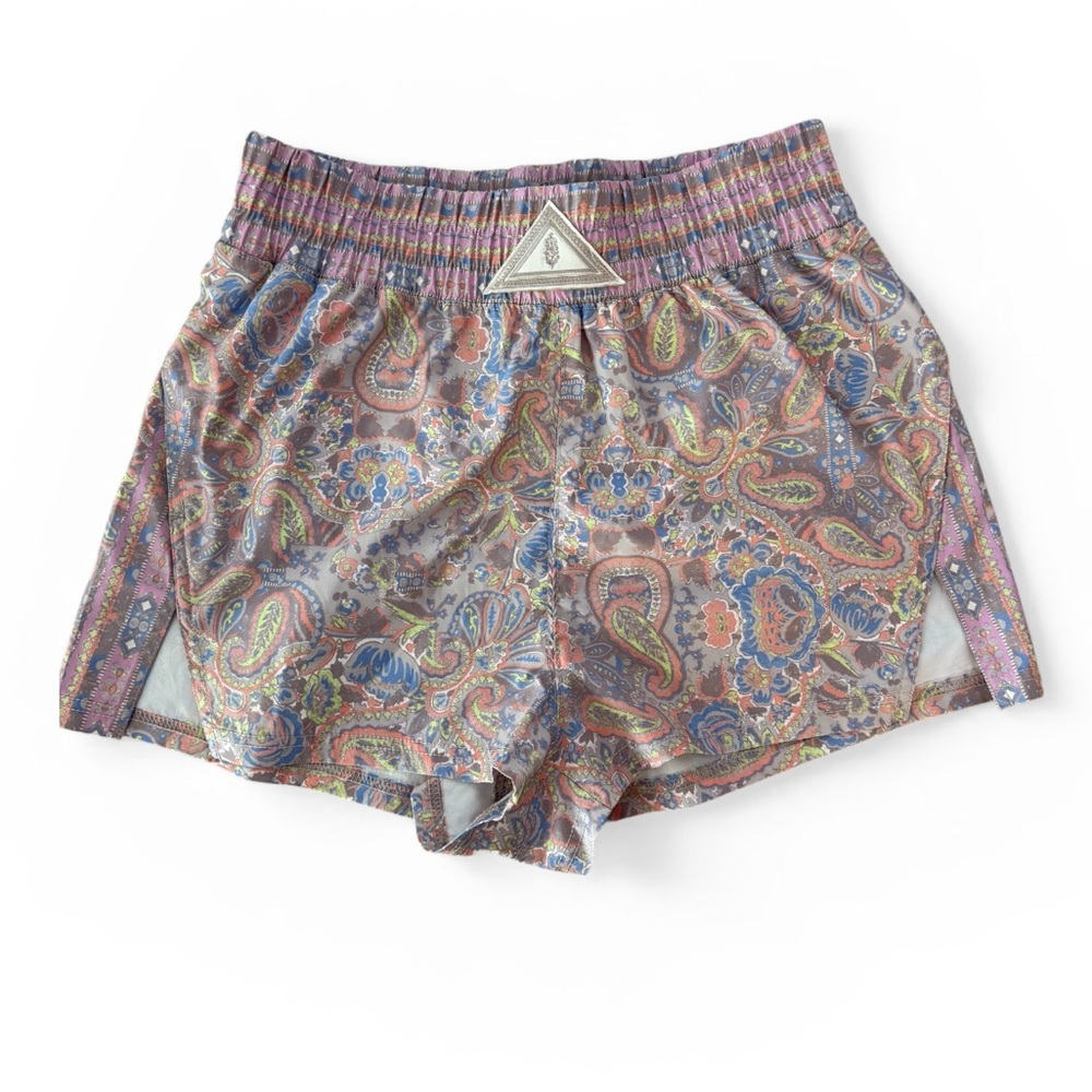 NWT Free People - FP Movement Next Round Paisley Shorts - Sz M